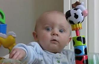 Emerson is scaried of his mummy blowing her nose