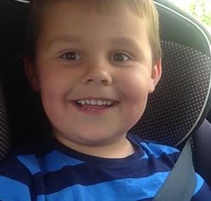 Ethan is delighted at being a big brother