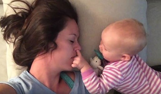 No sleep for baby, no sleep for mummy! 